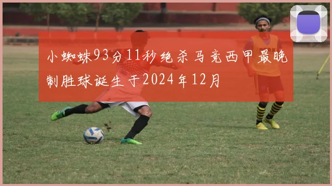 小蜘蛛93分11秒绝杀马竞西甲最晚制胜球诞生于2024年12月